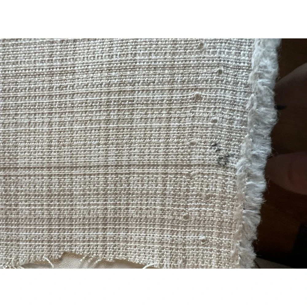 Sunbrella Fabric Surge Ivory  Dyed Acrylic Drapery Upholstery 4.25 yards x 54